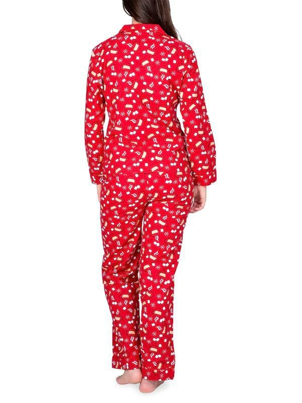 商品Blis|2-Piece Hot Cocoa Flannel Pajama Set,价格¥318,第2张图片详细描述