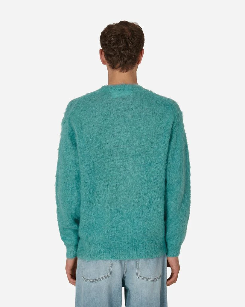 商品AURALEE|Brushed Super Kid Mohair Sweater Blue,价格¥3312,第3张图片详细描述