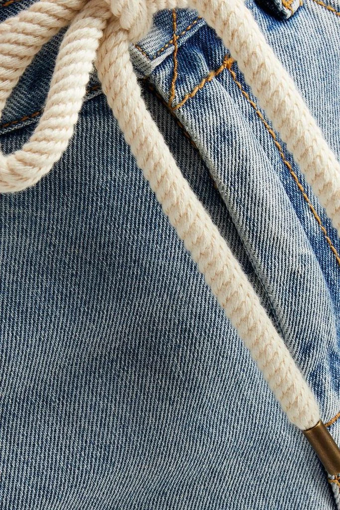 商品Zimmermann|Faded high-rise kick-flare jeans,价格¥1251,第4张图片详细描述