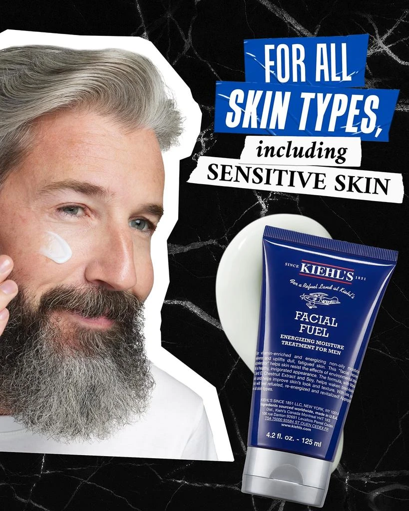 商品Kiehl's|Facial Fuel Daily Energizing Moisture Treatment for Men, 6.8 oz.,价格¥385,第2张图片详细描述