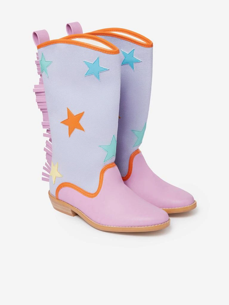 商品Stella McCartney|Stella McCartney Girls Cowboy Boots in Purple,价格¥943,第2张图片详细描述