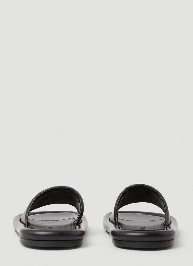 Bumper Flat Sandals in Black商品第4张图片规格展示