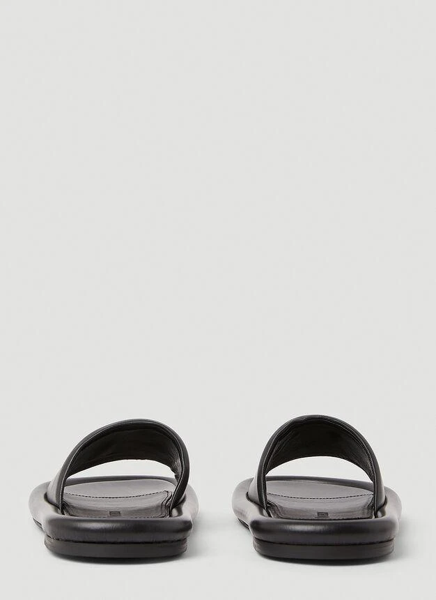 商品JW Anderson|Bumper Flat Sandals in Black,价格¥1637,第4张图片详细描述