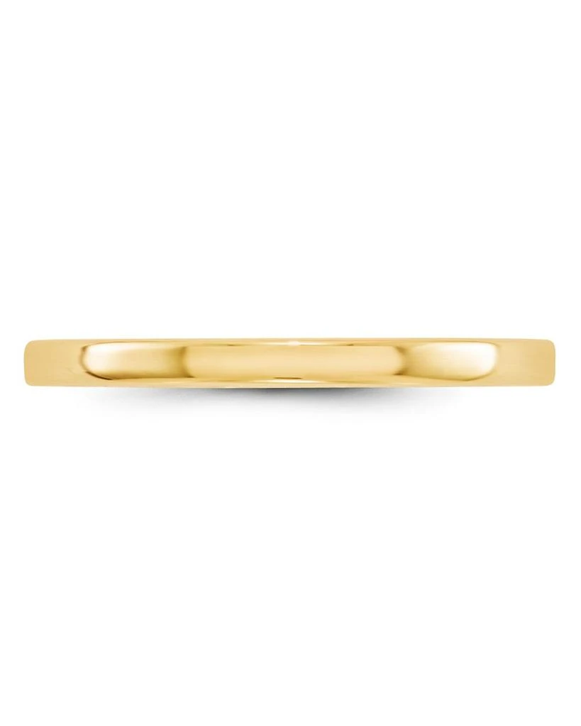 Men's 2mm Lightweight Flat Band in 14K Yellow Gold 商品