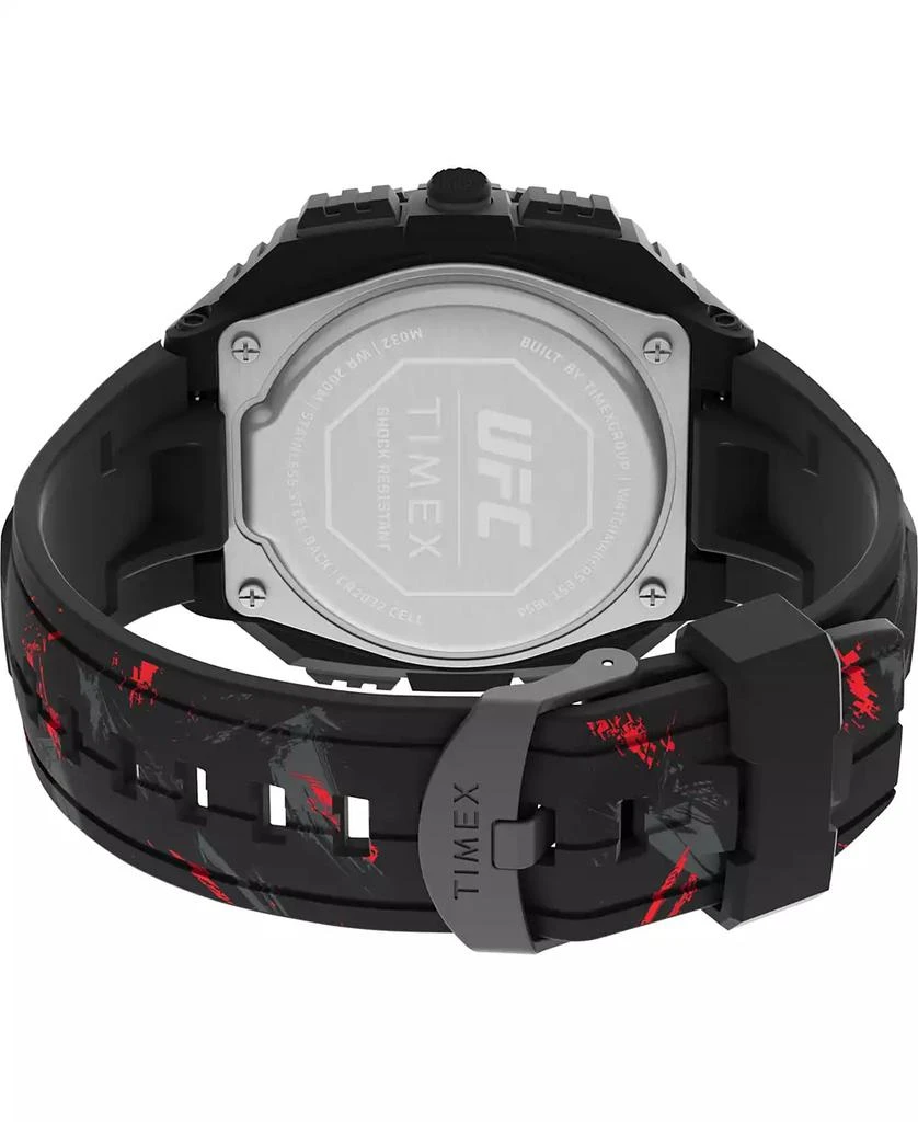 商品Timex|UFC Men's Shockxl Digital Black Polyurethane Watch, 50mm,价格¥898,第2张图片详细描述