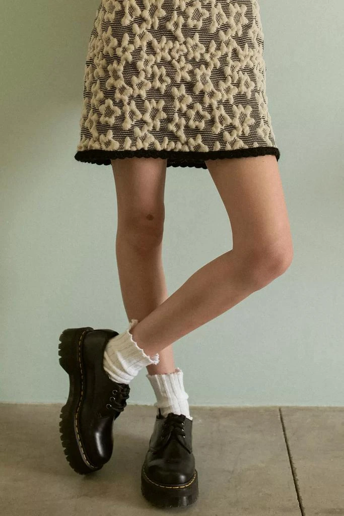 商品Dr. Martens|女式 1461 光滑皮革厚底牛津布,价格¥1272,第1张图片