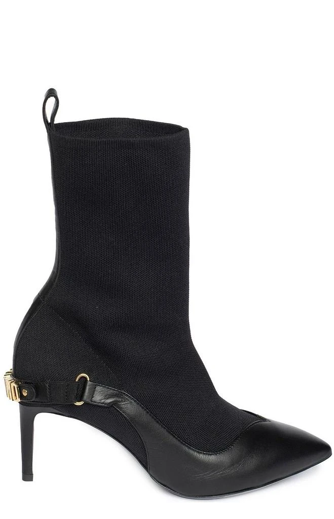 商品Moschino|Moschino Logo Lettering Pointed Toe Boots,价格¥2922,第1张图片