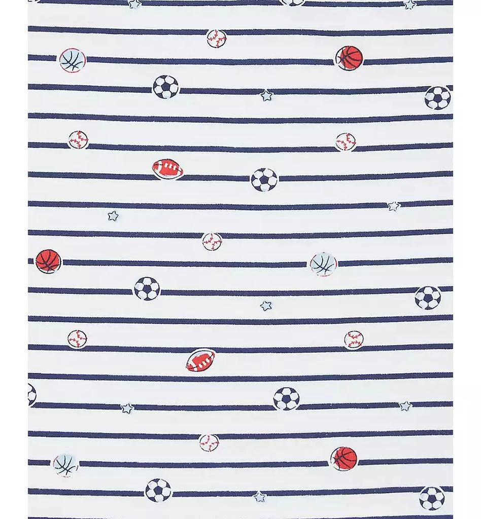 商品Little Me|Baby Boys Sports Star Printed Cotton Blanket,价格¥99,第2张图片详细描述