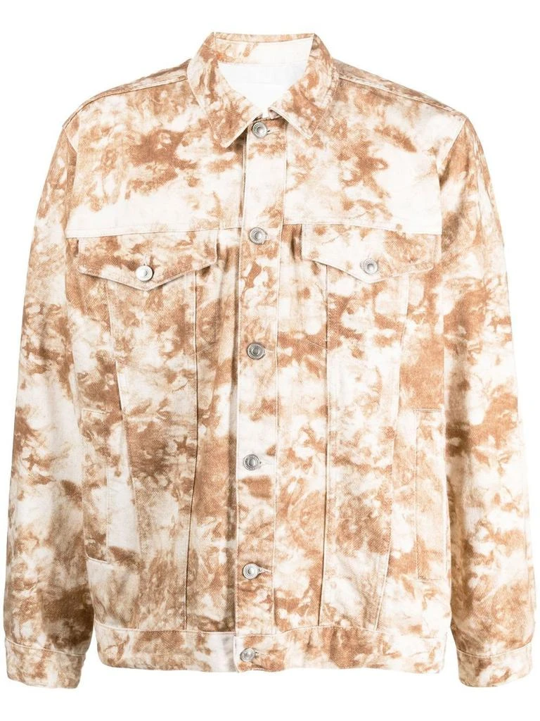 商品Isabel Marant|Isabel Marant Beige Cotton Blend Denim Jacket,价格¥3171,第1张图片
