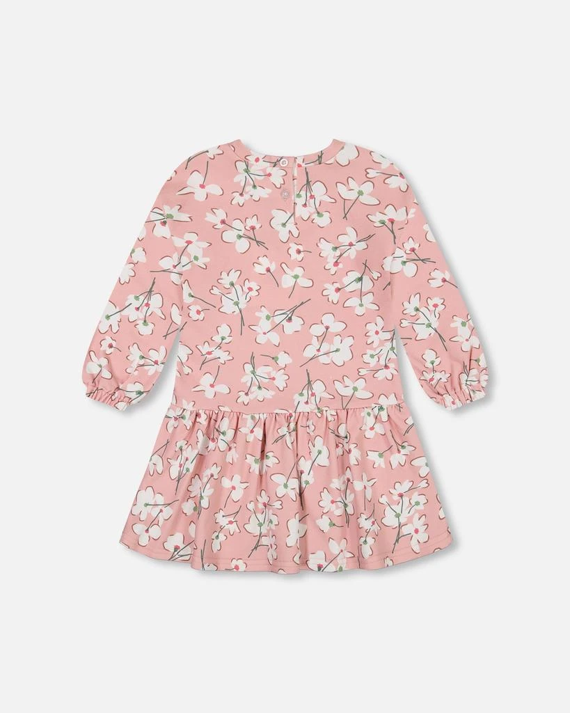 商品Deux par Deux|French Terry Dress Pink Jasmine Flower Print,价格¥564,第4张图片详细描述