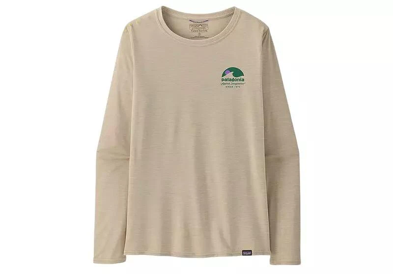 商品Patagonia|Patagonia Women's Capilene Cool Daily Long Sleeve Graphic Shirt,价格¥484,第2张图片详细描述