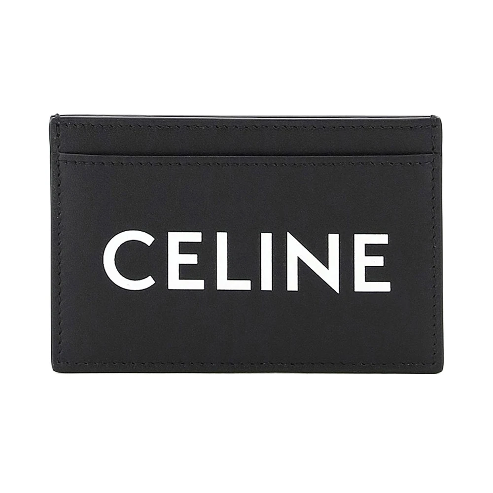 商品[国内直发] Celine|CELINE/赛琳 女士经典款黑色系字母LOGO卡包 10B703DMF-38SI,价格¥2370,第1张图片