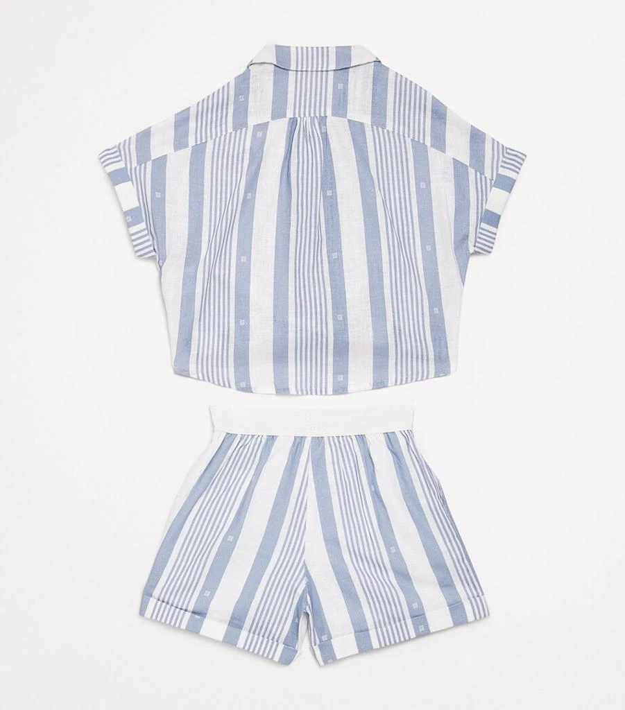 商品Givenchy|Linen-Cotton Shirt and Shorts Set (4-12+ Years),价格¥3540,第2张图片详细描述