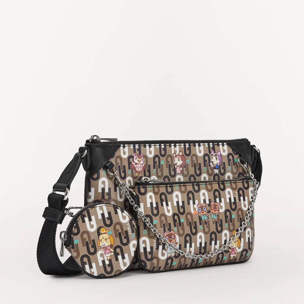 Furla Women's Animal Crossing Cross Body Bag - Khaki商品第2张图片规格展示