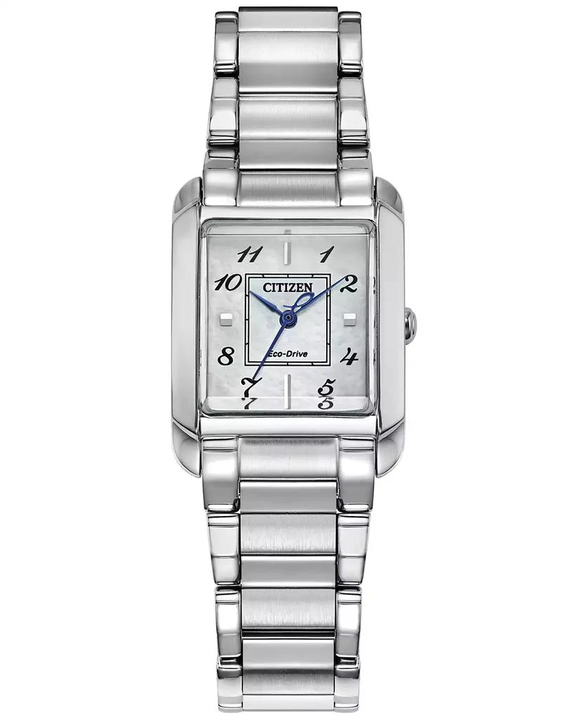 商品Citizen|Eco-Drive Women's Bianca Stainless Steel Bracelet Watch 28mm,价格¥2146,第1张图片