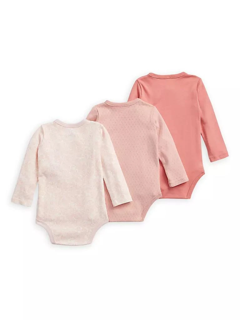 商品Ralph Lauren|Baby Girl's 3-Piece Cotton Bodysuit Set,价格¥211,第2张图片详细描述