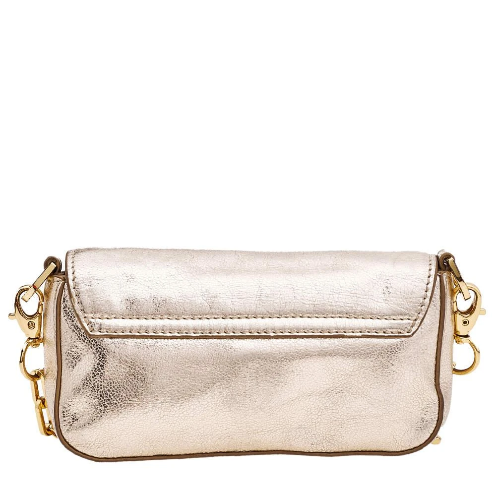 商品[二手商品] Tory Burch|Tory Burch Gold Leather Flap Chain Shoulder Bag,价格¥821,第4张图片详细描述