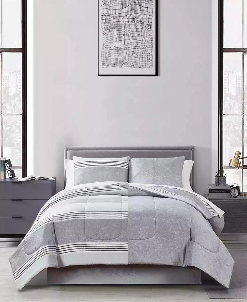 Douglas Stripe 8-Piece Reversible Comforter Sets, Exclusively at Macy’s 商品