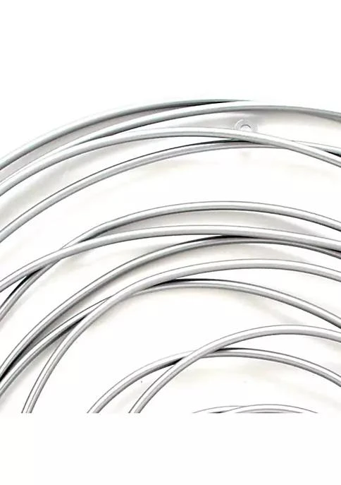 商品Duna Range|Range Contemporary Metal Wall Decor With Irregular Spiral Shape Silver,价格¥777,第4张图片详细描述