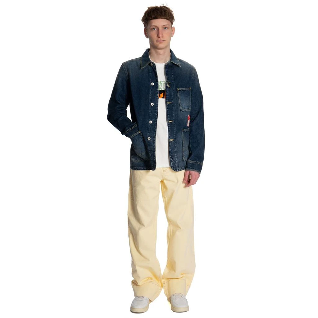 商品Kenzo|Kenzo Dark Stone Workwear Denim Jacket,价格¥4822,第3张图片详细描述