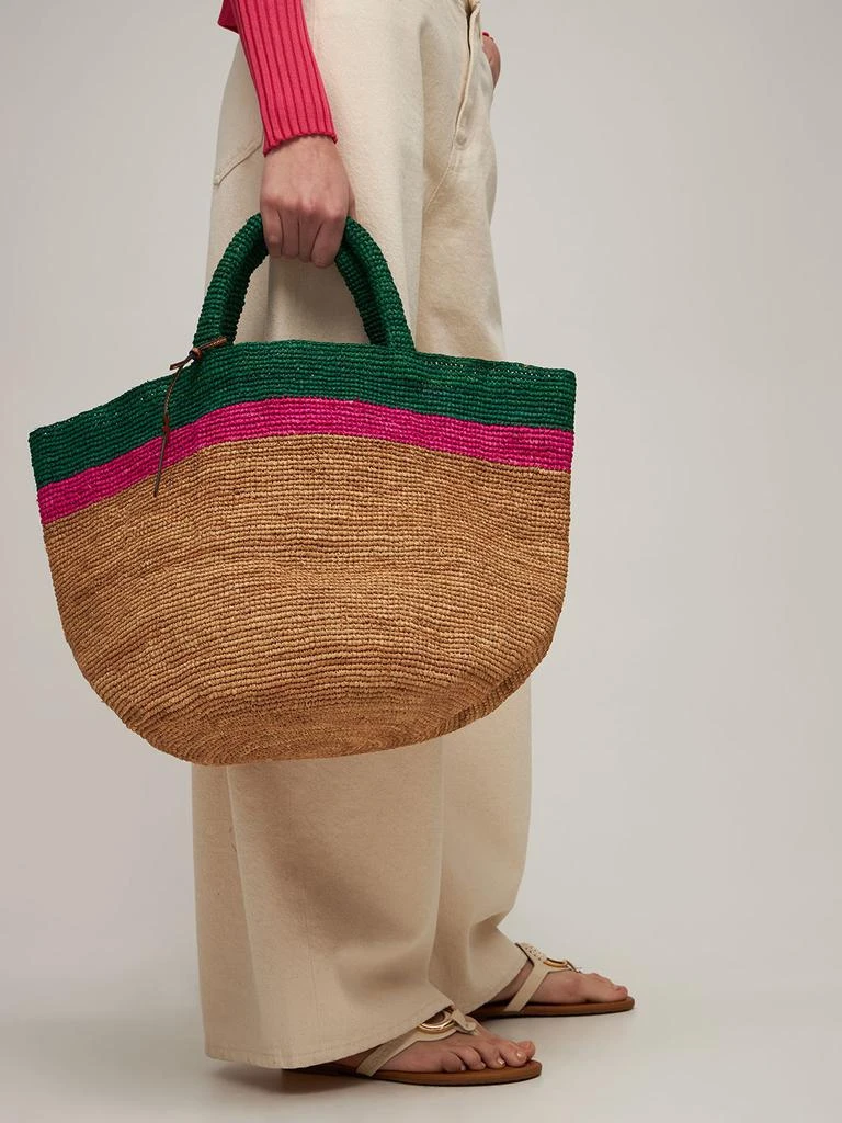 商品MANEBÍ|Summer Raffia Tote Bag,价格¥2112,第2张图片详细描述