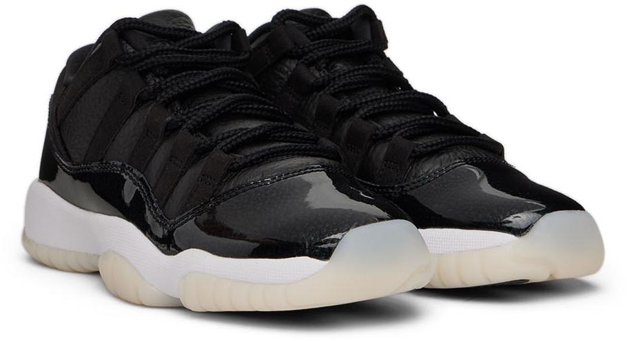 Kids Black Air Jordan 11 Low 72-10 Big Kids Sneakers商品第4张图片规格展示