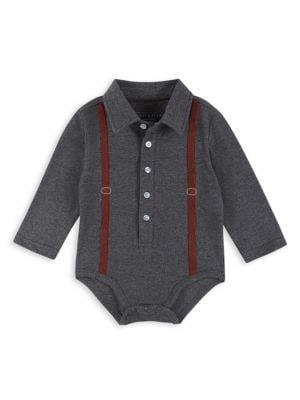 Baby Boy's Two Piece Suspender Shirt & Joggers Set商品第3张图片规格展示