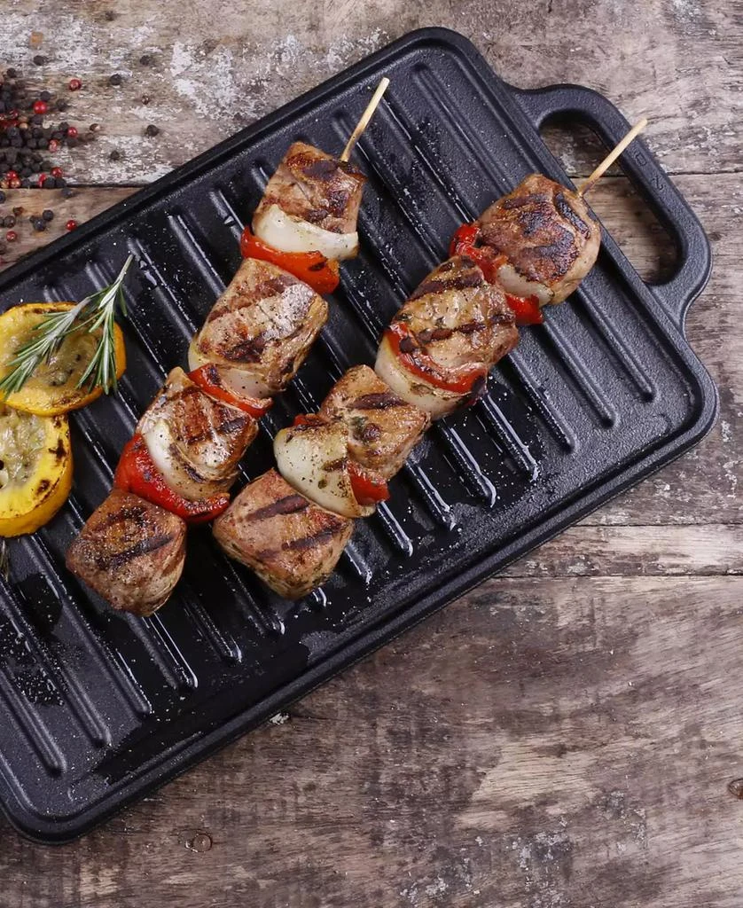 Rectangular 13" Cast Iron, Reversible Griddle Grill 商品