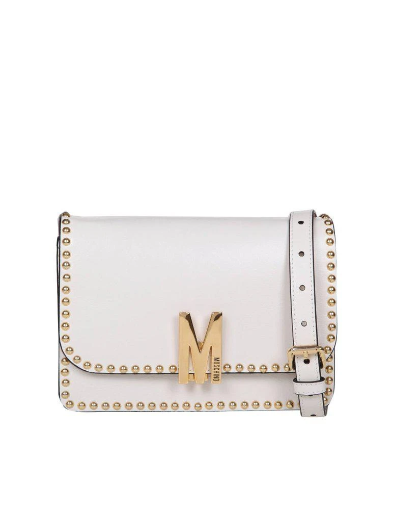 商品Moschino|Moschino Stud-Detailed Foldover Top Crossbody Bag,价格¥4952,第1张图片