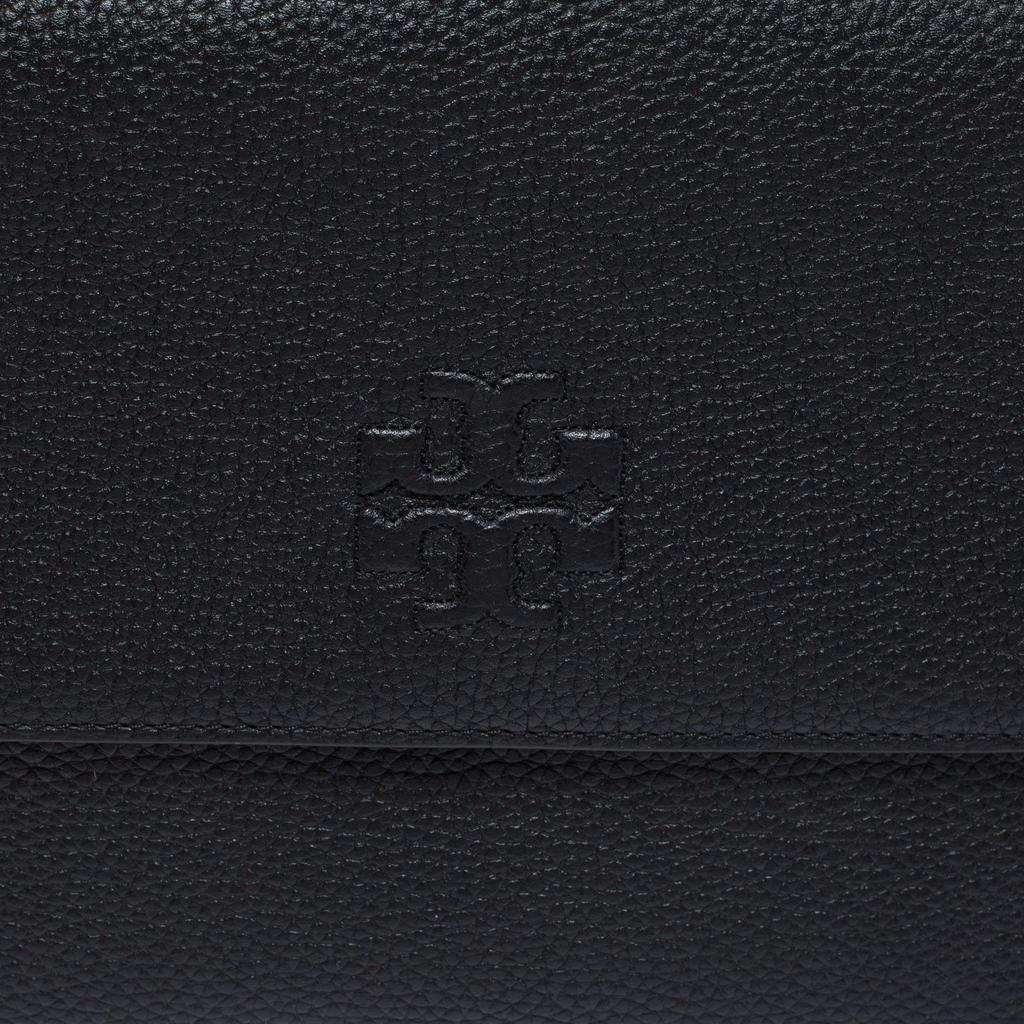 Tory Burch Black Leather Thea Flap Messenger Bag商品第5张图片规格展示