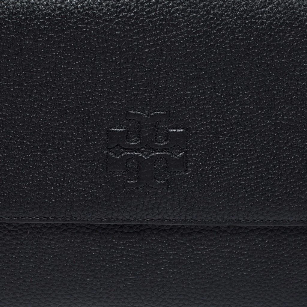 商品Tory Burch|Tory Burch Black Leather Thea Flap Messenger Bag,价格¥1524,第5张图片详细描述