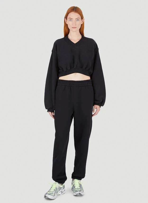 商品Alexander Wang|Logo Track Pants in Black,价格¥1683,第2张图片详细描述
