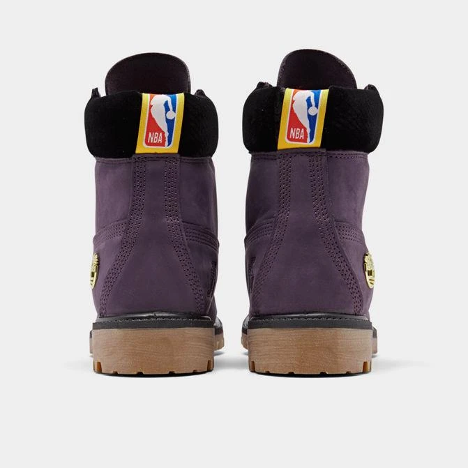 商品Timberland|Men's Timberland x NBA Los Angeles Lakers 6 Inch Classic Boots,价格¥979,第4张图片详细描述