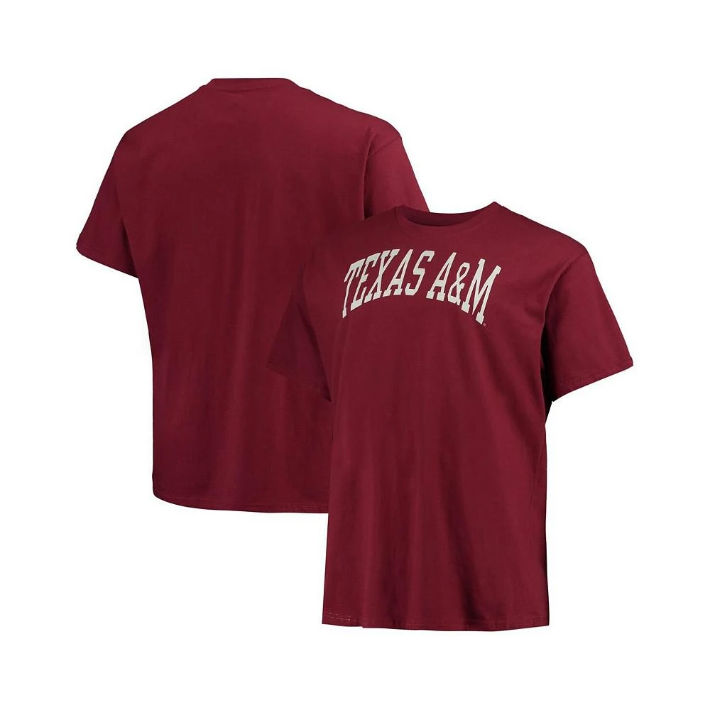 商品CHAMPION|Men's Maroon Texas A&M Aggies Big and Tall Arch Team Logo T-shirt,价格¥222,第1张图片