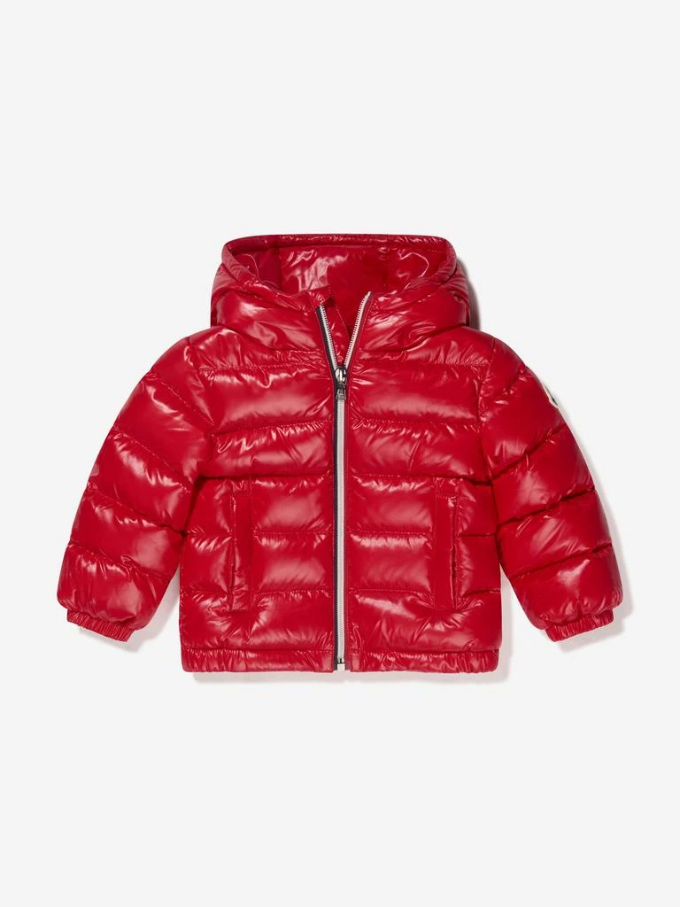 商品Moncler|Moncler Red Baby Boys Down Padded New Aubert Jacket,价格¥2823,第1张图片