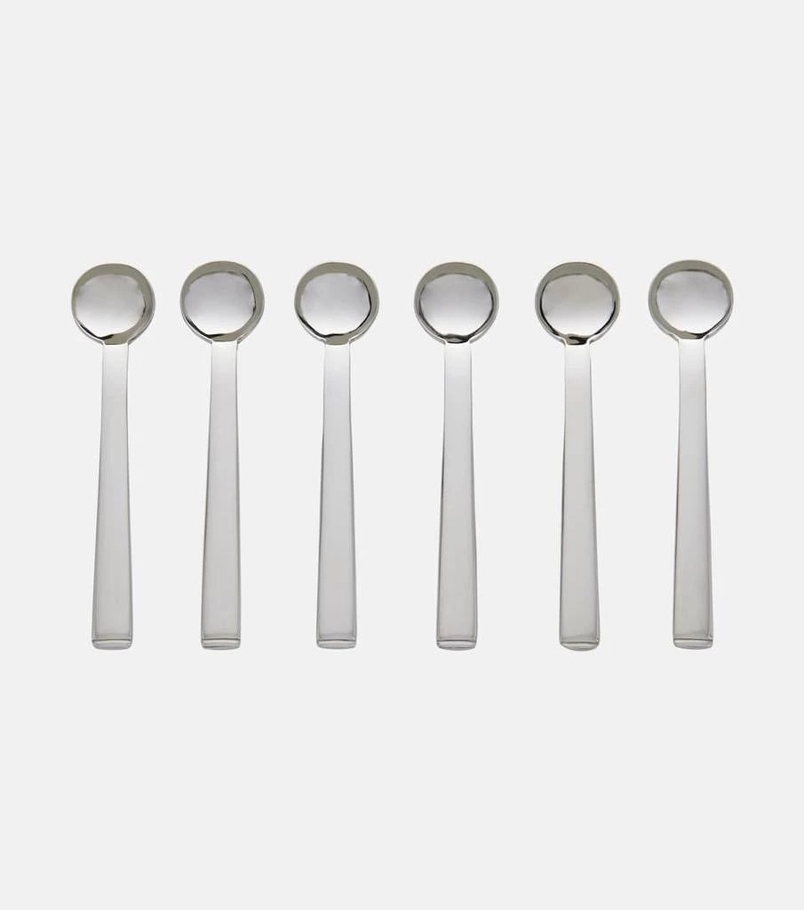 Alessi Rundes Modell set of 6 mocha spoons 1