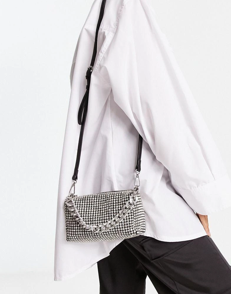 商品ALDO|ALDO Louna diamante crystal shoulder bag,价格¥684,第3张图片详细描述