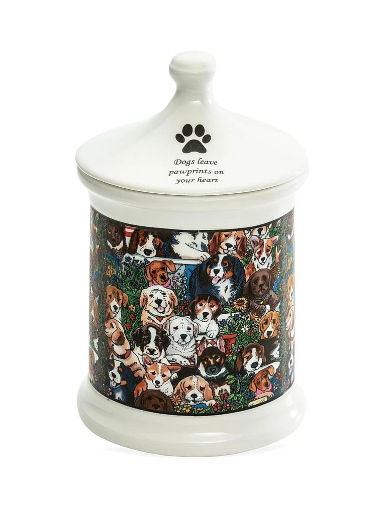 商品Halcyon Days|Dogs Leave Paw Prints Treat Jar,价格¥1107,第1张图片