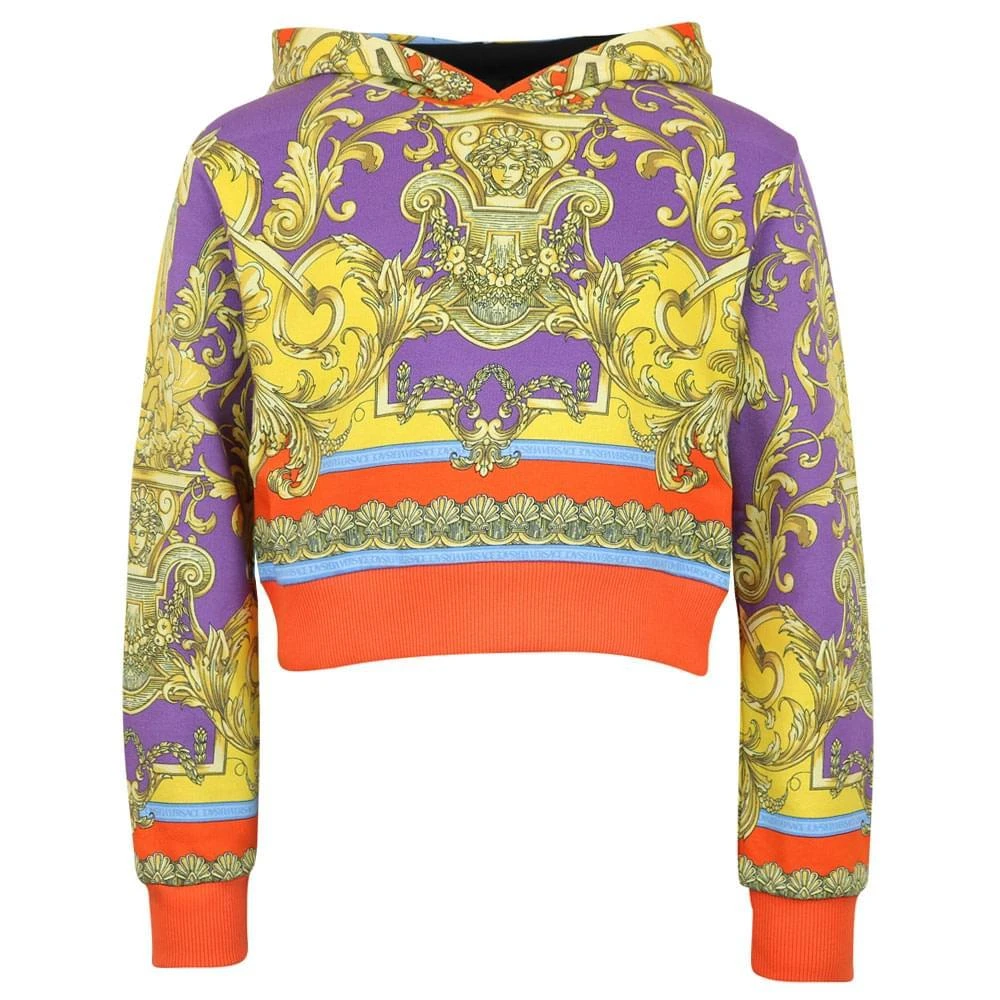 商品Versace|Multicoloured Barocco Goddess Hoodie,价格¥2839,第1张图片