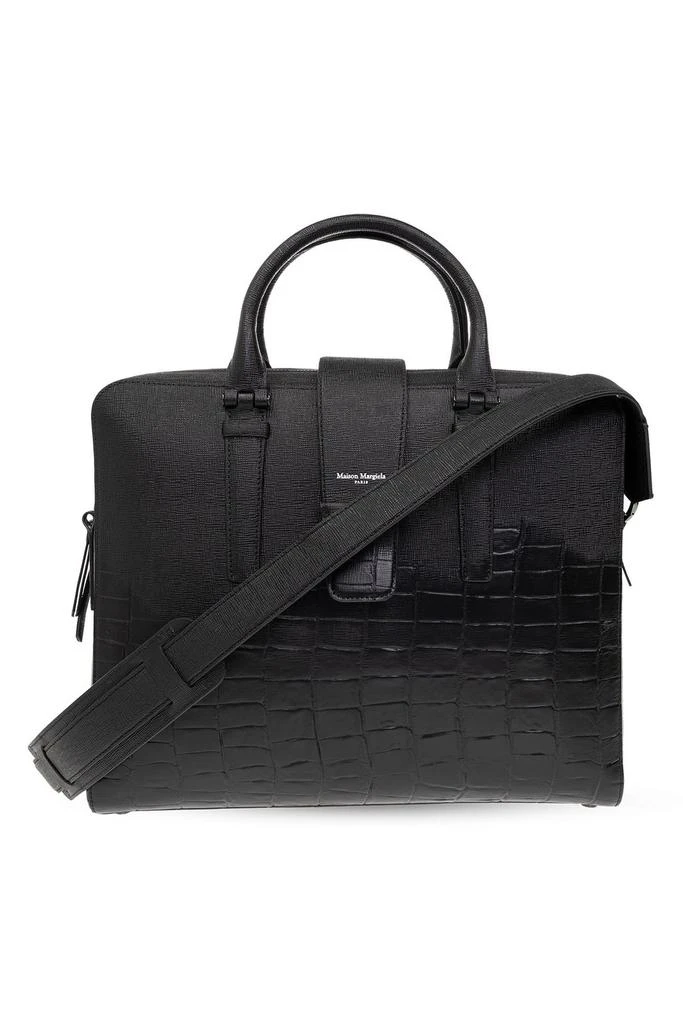 商品MAISON MARGIELA|Maison Margiela Logo Printed Embossed Briefcase,价格¥13998,第1张图片