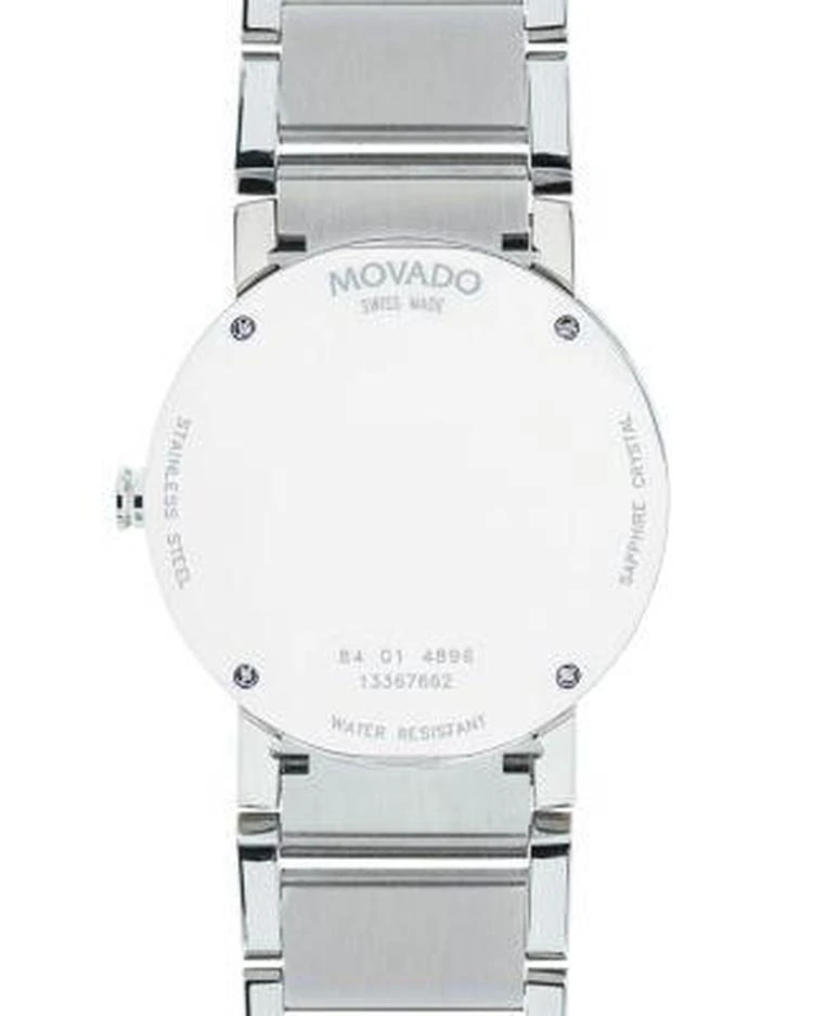 商品Movado|"Sapphire™" Stainless Bracelet Watch, 38 mm,价格¥14028,第3张图片详细描述