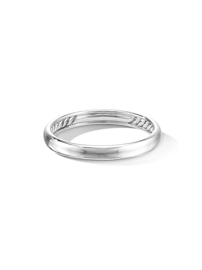 商品David Yurman|DY Classic Band in 18k White Gold,价格¥10115,第1张图片