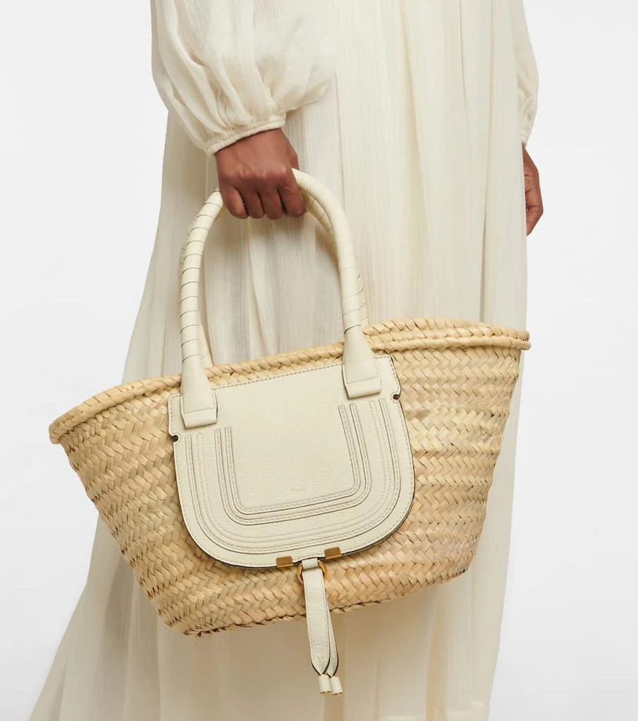 商品Chloé|Marcie Medium raffia tote,价格¥5311,第2张图片详细描述