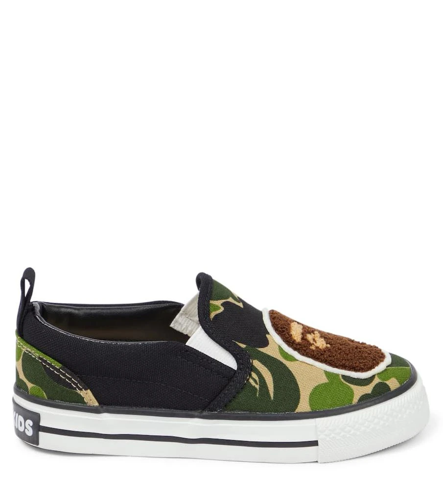 商品BAPE Kids|Baby printed slip-on sneakers,价格¥548,第3张图片详细描述