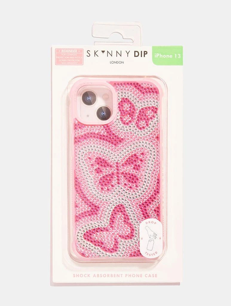 商品Skinnydip London|All Over Gem Butterfly Shock iPhone Case,价格¥64,第5张图片详细描述