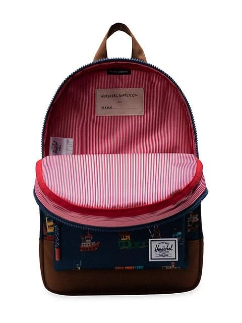 商品Herschel Supply|Kid's Little Herschel | Kid Heritage Tug Boats Print Backpack,价格¥299,第2张图片详细描述