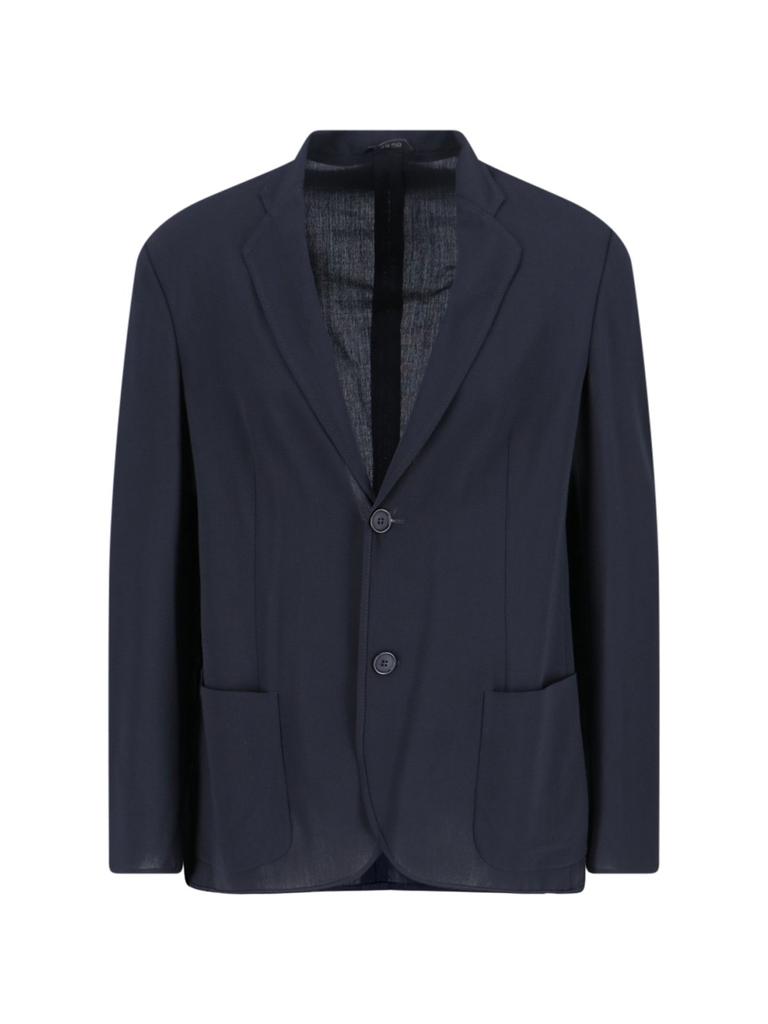 良品 GIORGIO ARMANI プルオーバー 42 ネイビー 良品 GIORGIO ARMANI プルオーバー 42 ネイビー