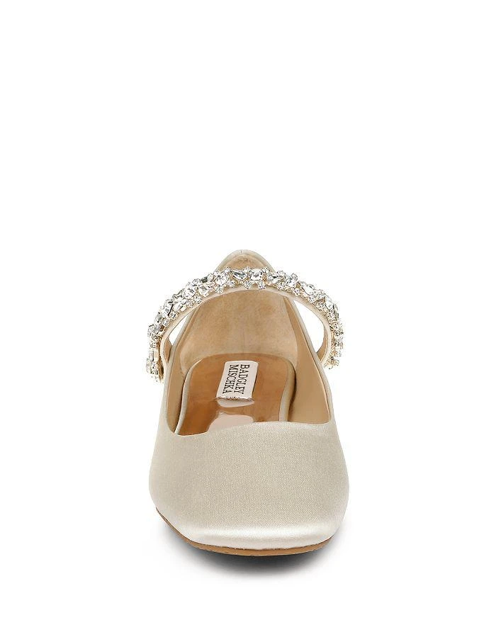 商品Badgley Mischka|Women's Tevin Embellished Ballet Flats,价格¥741,第3张图片详细描述