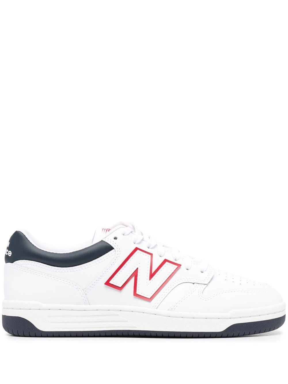商品New Balance|New Balance 男士休闲鞋 BB480LWGWHITENAVY-0 白色,价格¥585,第1张图片