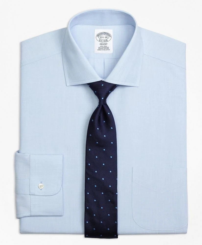 商品Brooks Brothers|Regent Regular-Fit Dress Shirt,  Non-Iron Spread Collar,价格¥412,第1张图片